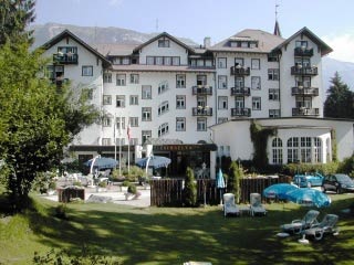 Cyclist Sunstar Alpine Hotel Flims in Flims